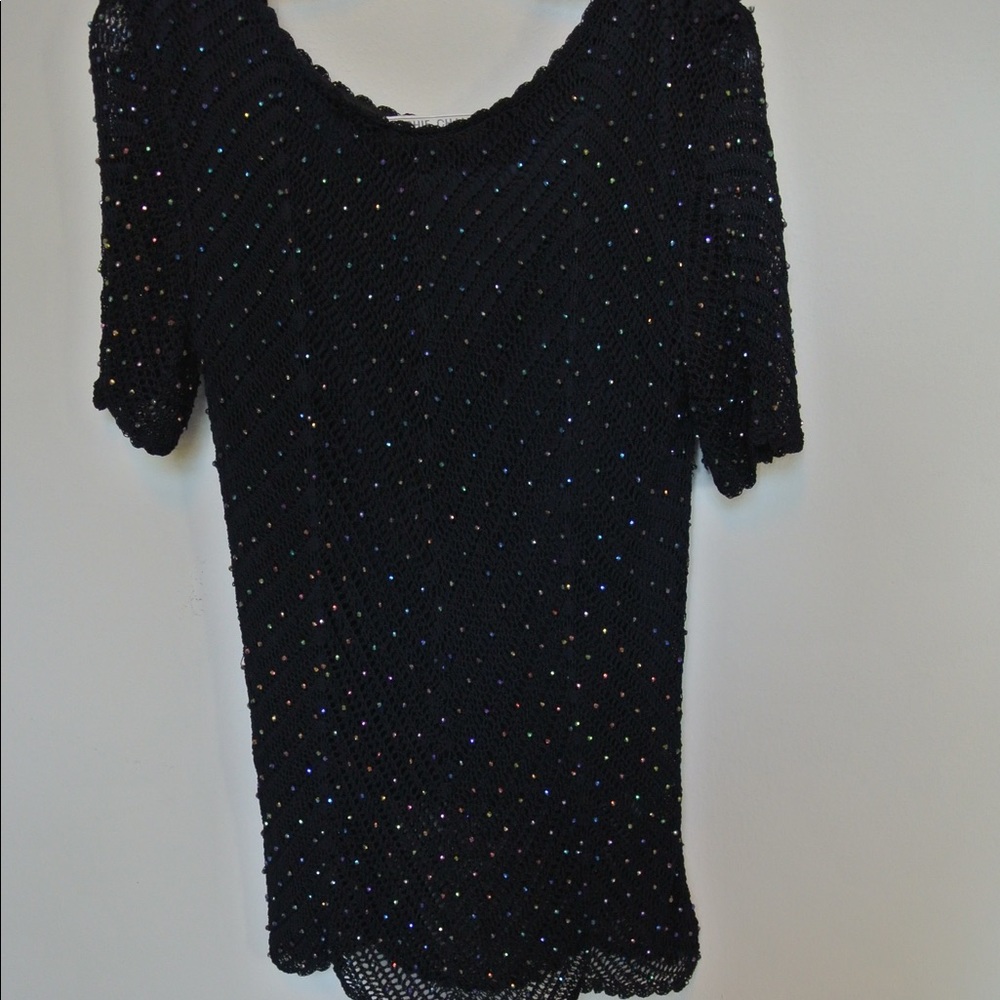 Sequined Black blouse